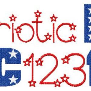 Patriotic Font