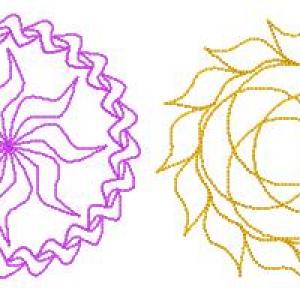 Running In Circles Quilt Designs Embroidery Machine Design