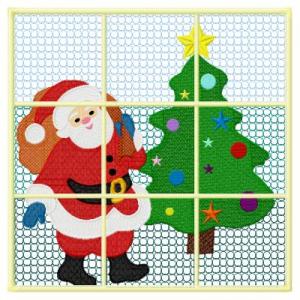 Santa Claus Quilt Blocks_4x4