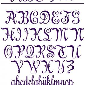 Scriptilicious Font Embroidery Machine Design