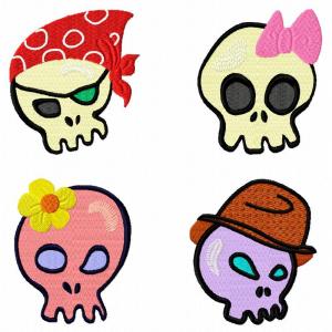 Skull Bonanza Embroidery Machine Design