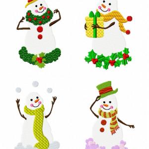 Snowtime Fun Embroidery Machine Design