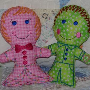 Snuggle Dolls I T H Embroidery Machine Design