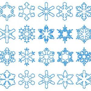 Sparkling Snowflakes