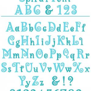 Spiral Font