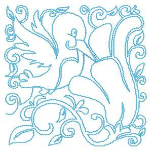 Springtime Quilting Embroidery Machine Design