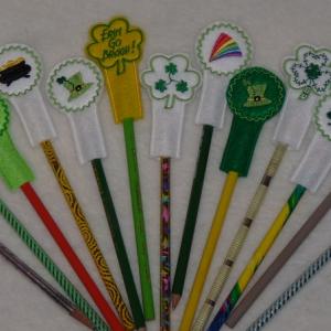 St Patricks Pencil Toppers
