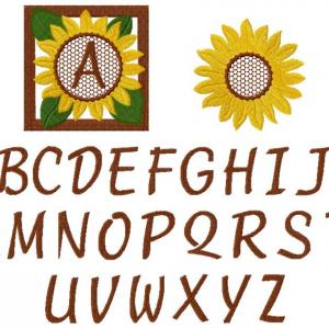 Sunflower Monograms