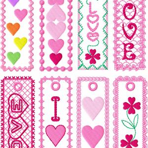 Valentine Bookmarks