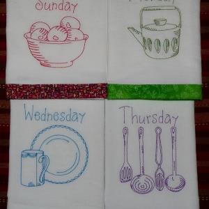 Vintage Kitchen Embroidery Machine Design