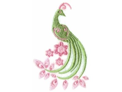 Peacocks Embroidery Machine Design