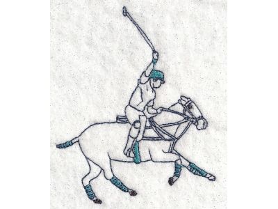 RW Color Polo Embroidery Machine Design