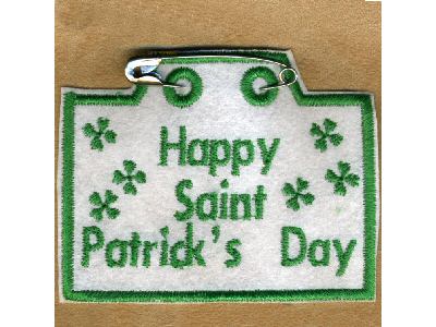 St. Patty Day Badges