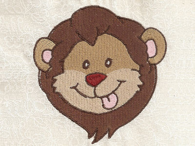 Animal Faces Embroidery Machine Design