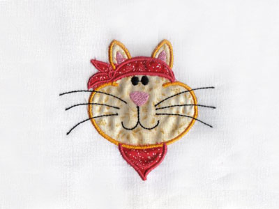 Applique Kitty Kats