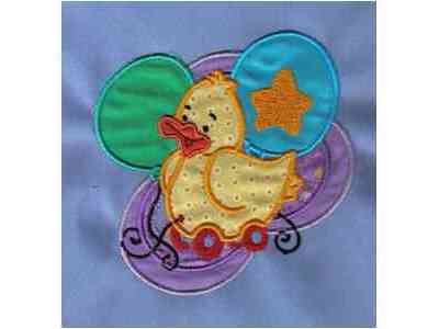 Applique Baby Baskets