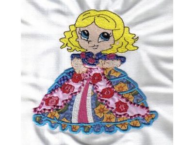 Applique Crinolines Embroidery Machine Design