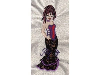 Applique Gothic Girls