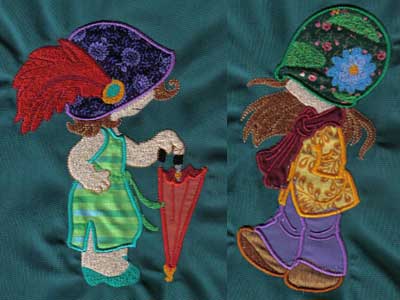 Applique Sunbonnets