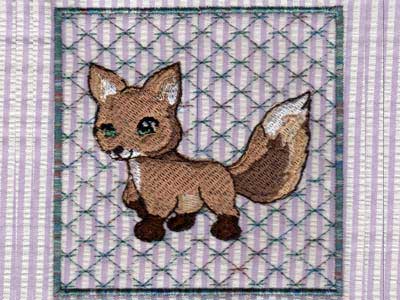 Baby Animal Blocks Embroidery Machine Design