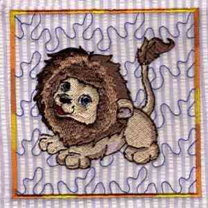 Lions Embroidery Designs