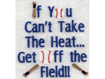 Ball Sayings Embroidery Machine Design