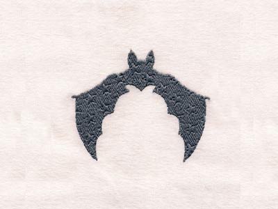 Batty Halloween Embroidery Machine Design