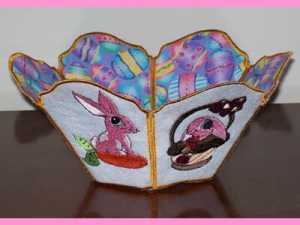 Applique Bunny Basket