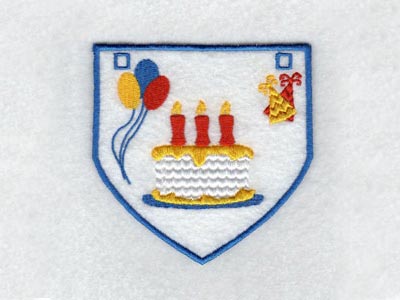 Birthday Buntings Embroidery Machine Design