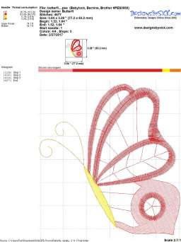 Detail Charts for the set Butterfly