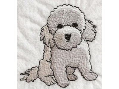 Caniche Embroidery Machine Design