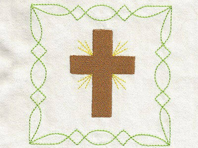 Christian Easter Symbols Embroidery Machine Design