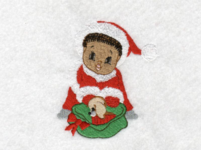 Christmas Babies Embroidery Machine Design