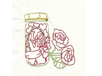 Colorline Valentine Embroidery Machine Design
