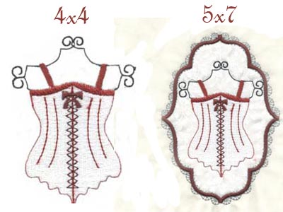 Corset Quilt Blocks Embroidery Machine Design