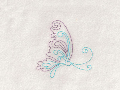 Colorwork Butterflies Embroidery Machine Design
