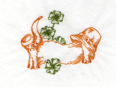 Colorwork St Patricks Day Embroidery Machine Design