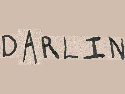 Darlin Font Embroidery Machine Design