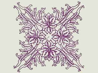 Delicate Quilt Blocks Embroidery Machine Design