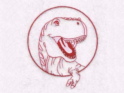 Dino Dynasty Embroidery Machine Design