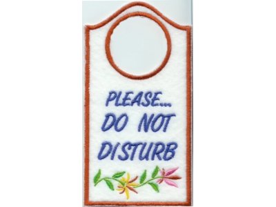 Door Hangers Embroidery Machine Design