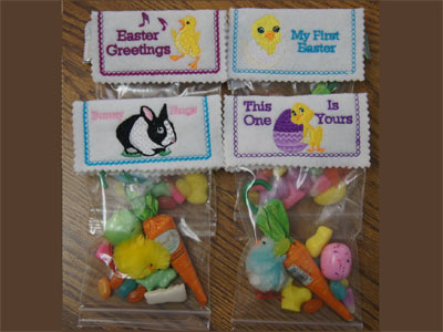 Easter Bag Toppers Embroidery Machine Design