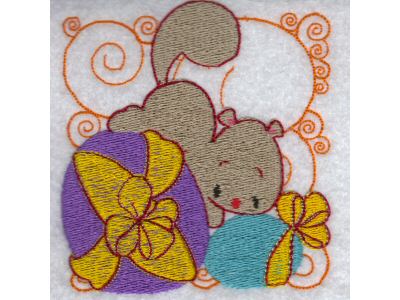 Easter Blocks Embroidery Machine Design