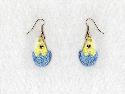 FSL Easter Earrings Embroidery Machine Design