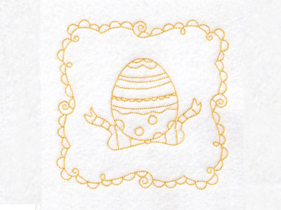 Easter Redwork Quilt Blocks Embroidery Machine Design