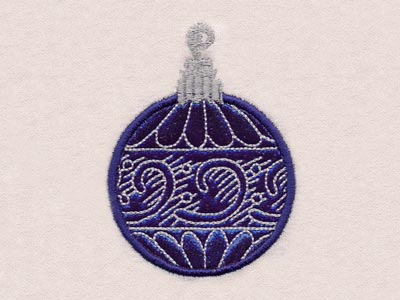 Elegant Christmas Ornaments Embroidery Machine Design