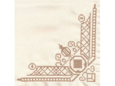 Elegant Corners Embroidery Machine Design