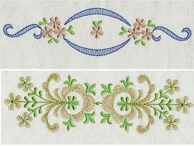 Elegant Linen Borders