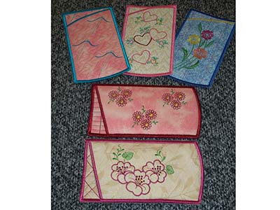 Eyeglass Cases Embroidery Machine Design