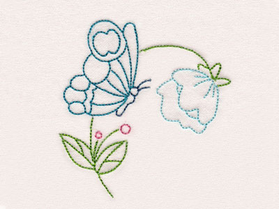 Fantastic Garden Colorlines Embroidery Machine Design